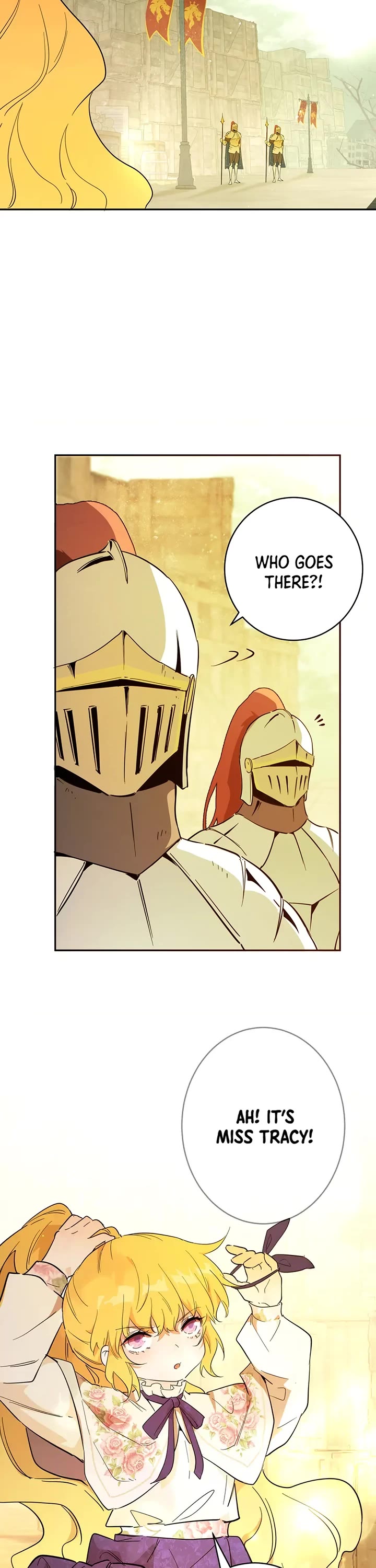 Becoming the Queen at the Age of Six Chapter 28 page 23 - Chapter 28: Cat's Eye Town: Roadblock