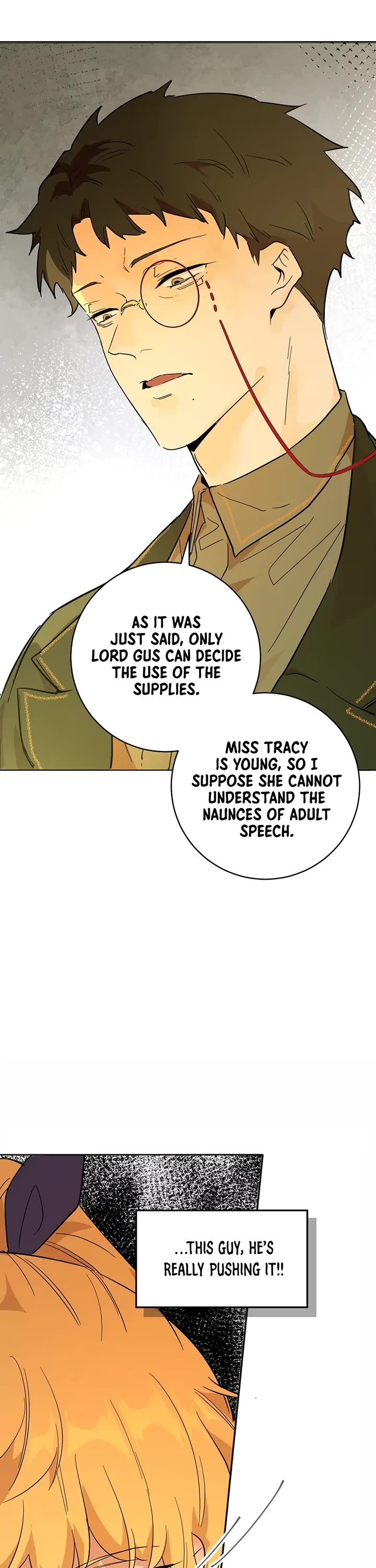Becoming the Queen at the Age of Six Chapter 28 page 33 - Chapter 28: Cat's Eye Town: Roadblock