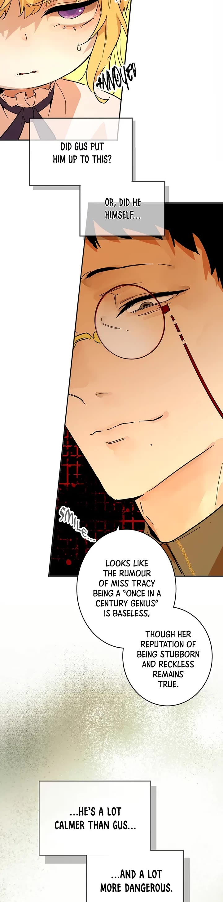 Becoming the Queen at the Age of Six Chapter 28 page 34 - Chapter 28: Cat's Eye Town: Roadblock