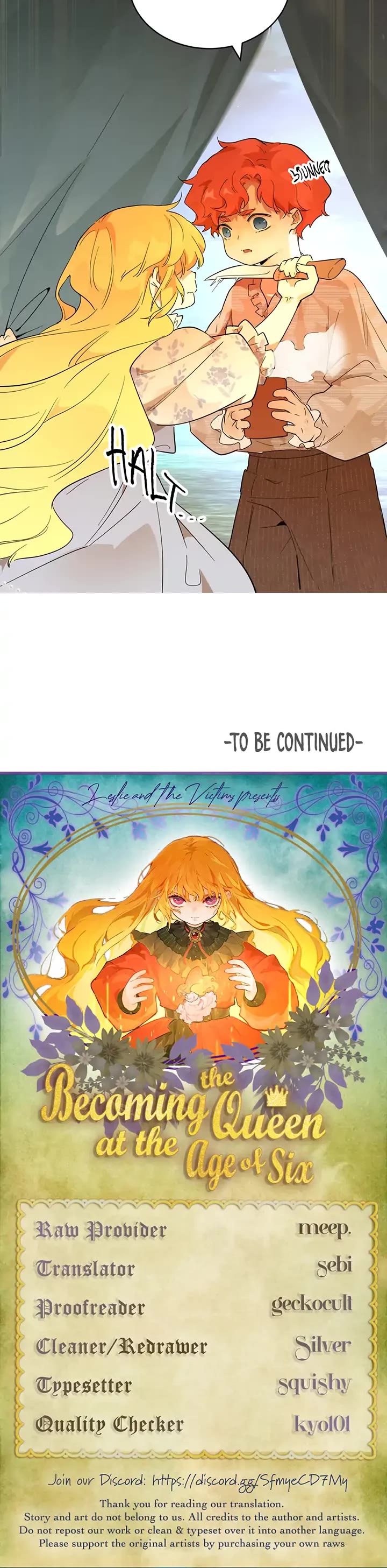 Becoming the Queen at the Age of Six Chapter 28 page 38 - Chapter 28: Cat's Eye Town: Roadblock