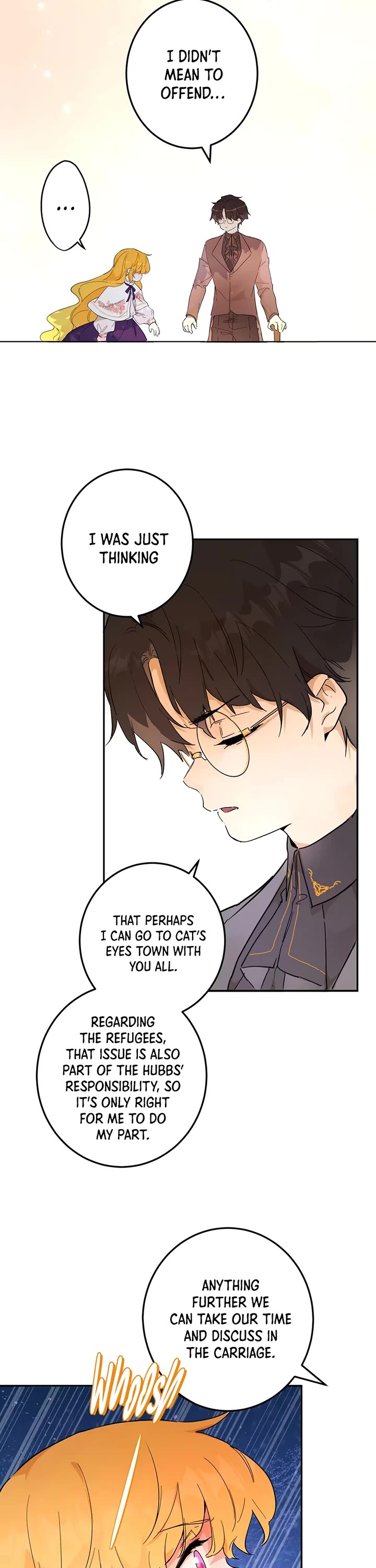 Becoming the Queen at the Age of Six Chapter 28 page 7 - Chapter 28: Cat's Eye Town: Roadblock
