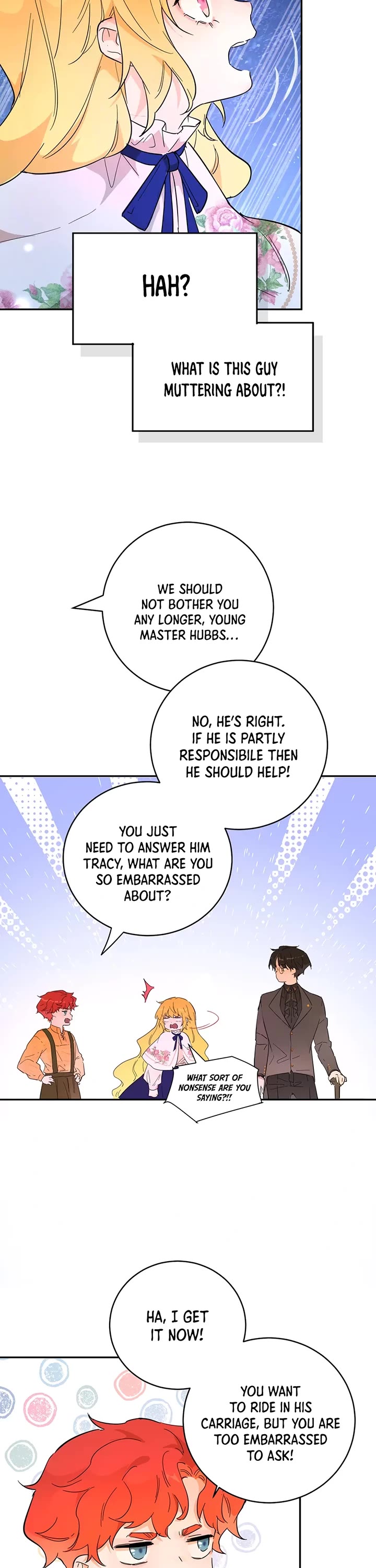 Becoming the Queen at the Age of Six Chapter 28 page 8 - Chapter 28: Cat's Eye Town: Roadblock