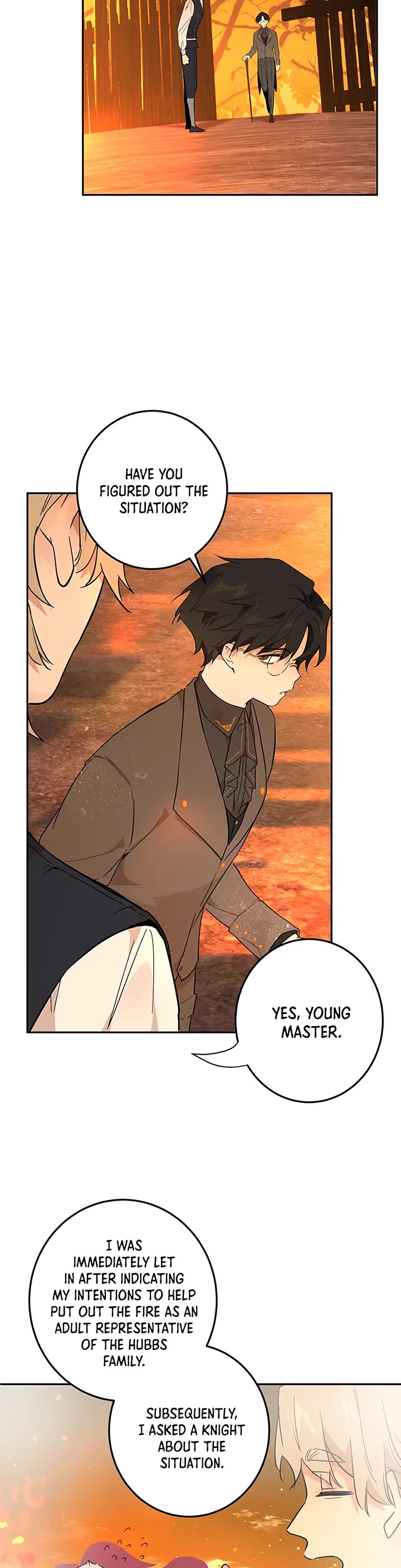 Becoming the Queen at the Age of Six Chapter 29 page 44 - Chapter 29: Cat’s Eye Town: A Catastrophic Fire