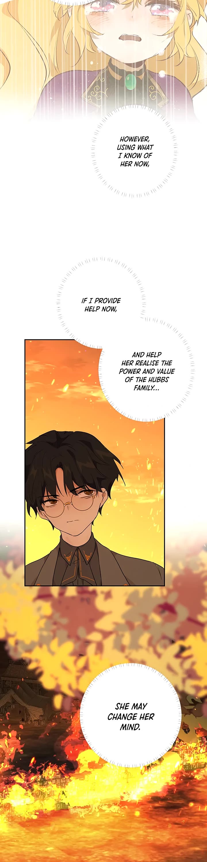 Becoming the Queen at the Age of Six Chapter 29 page 47 - Chapter 29: Cat’s Eye Town: A Catastrophic Fire