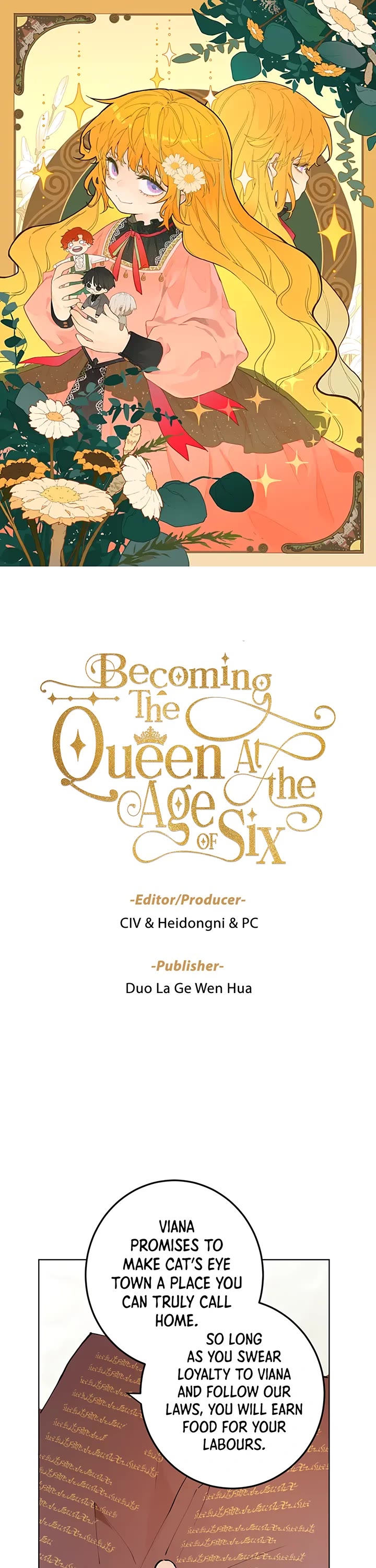 Becoming the Queen at the Age of Six Chapter 38 page 1 - Chapter 38: Cat's Eye Town: Oleg