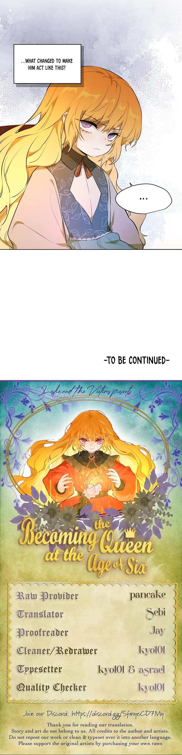 Becoming the Queen at the Age of Six Chapter 4 page 33 - Chapter 4: Determination: You are my only light in both lives.