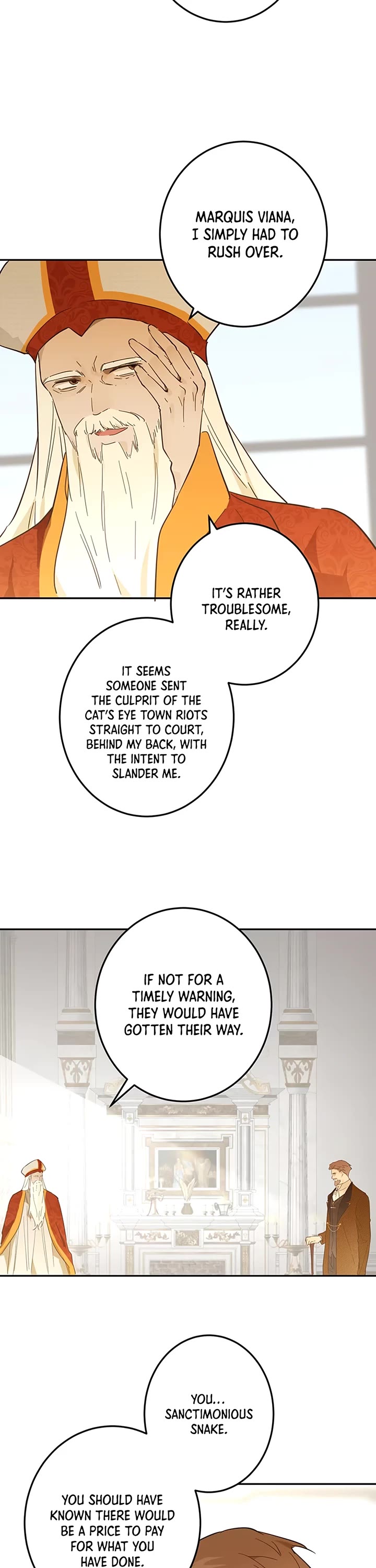 Becoming the Queen at the Age of Six Chapter 49 page 22 - Chapter 49: Evil Priest
