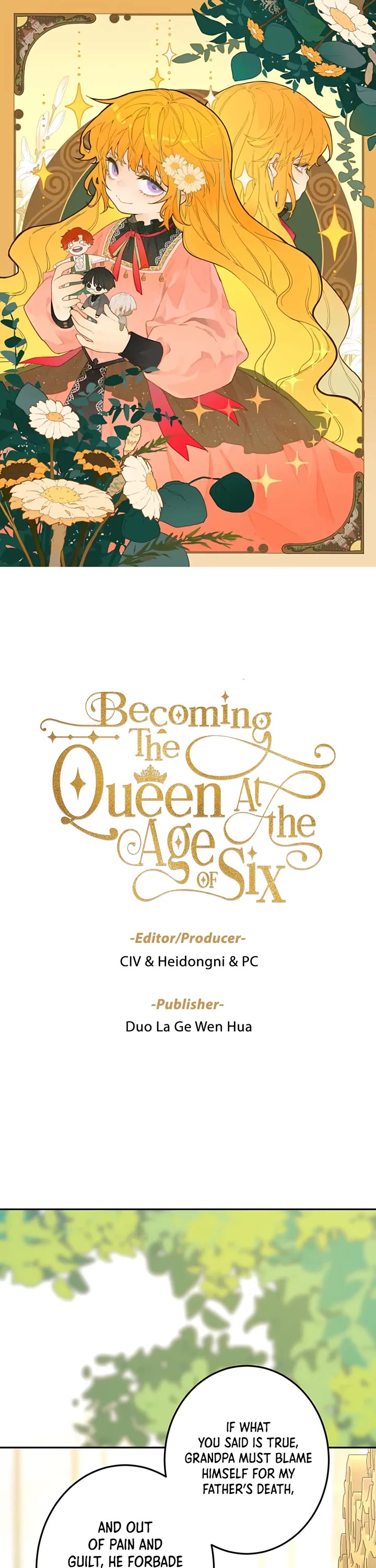 Becoming the Queen at the Age of Six Chapter 55 page 1 - Chapter 55: Dangerous Collaboration