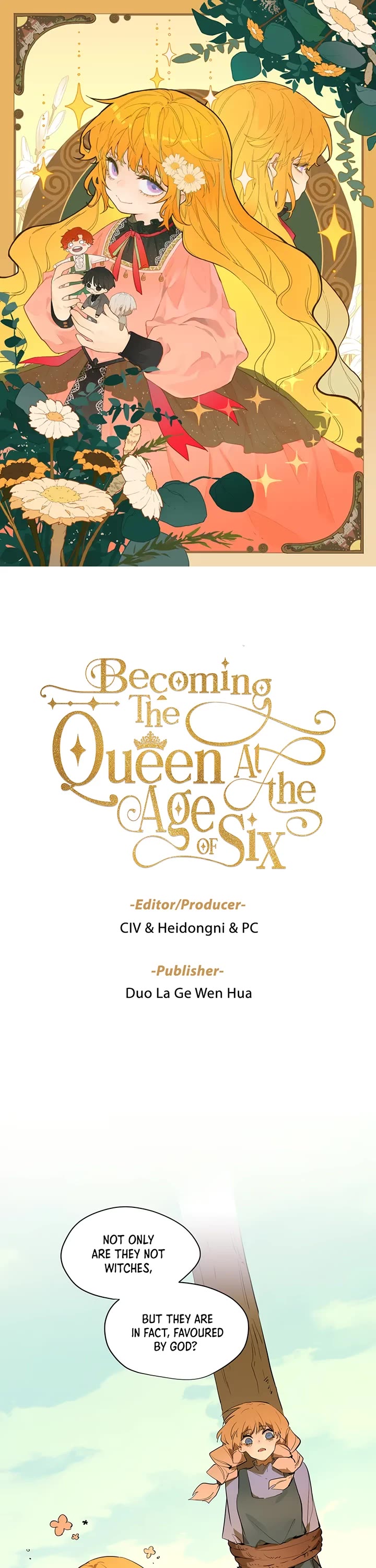 Becoming the Queen at the Age of Six Chapter 9 page 1 - Chapter 9: Witch Hunt: Manifesto