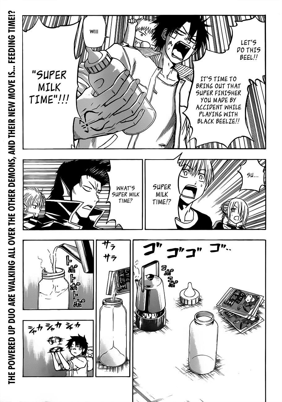 Beelzebub Chapter 108 page 2 - Chapter 108: Super Milk Time