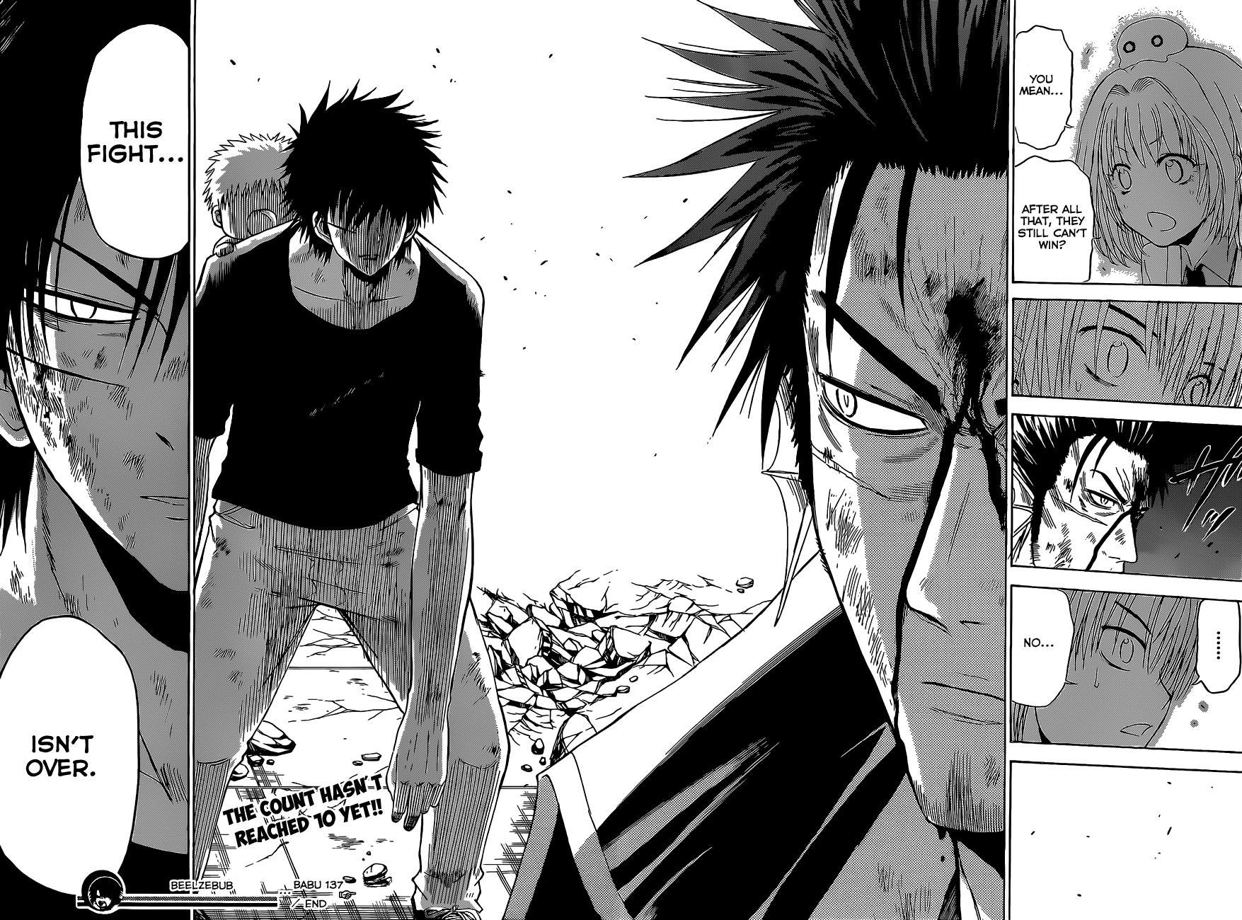 Beelzebub Chapter 137 page 19 - Chapter 137: VS Jabberwock