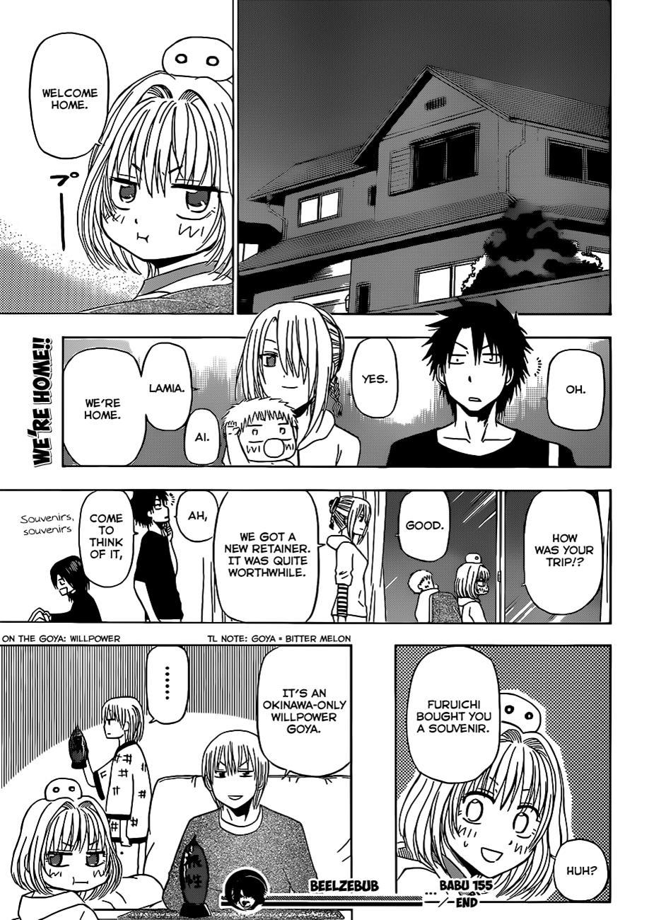 Beelzebub Chapter 155 page 20 - Chapter 155: End of the School Trip!!