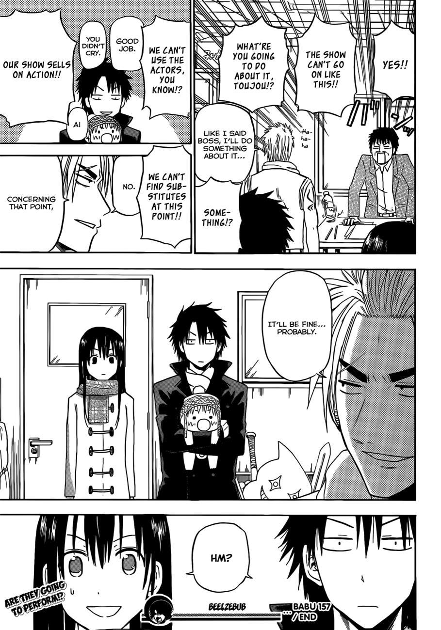 Beelzebub Chapter 157 page 20 - Chapter 157: We're Going to the Hero Show!!