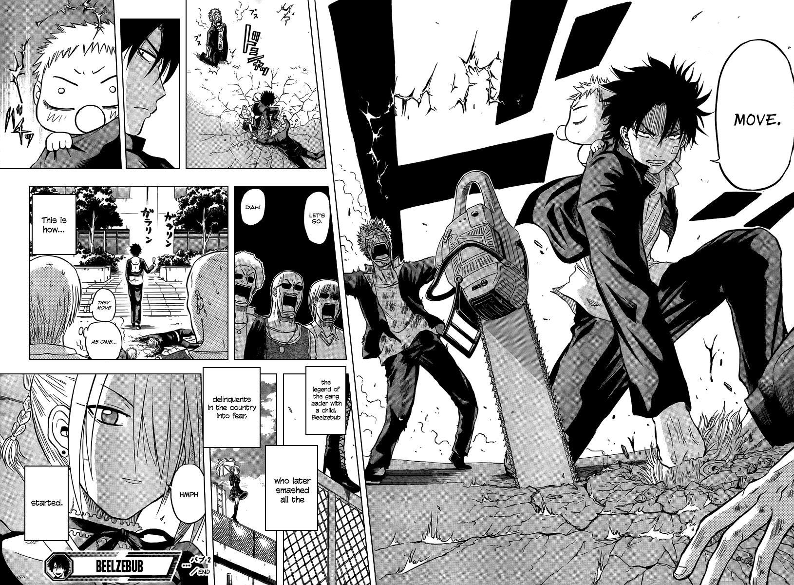 Beelzebub Chapter 2 page 26 - Chapter 2: I Become A Gang Leader With A Child