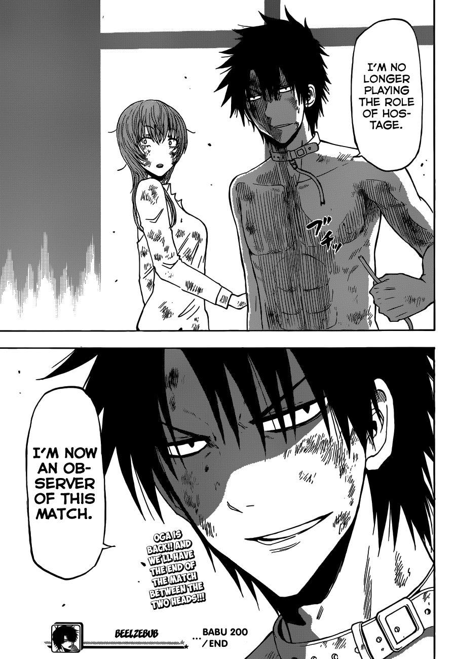 Beelzebub Chapter 200 page 19 - Chapter 200: Third Generation Leader