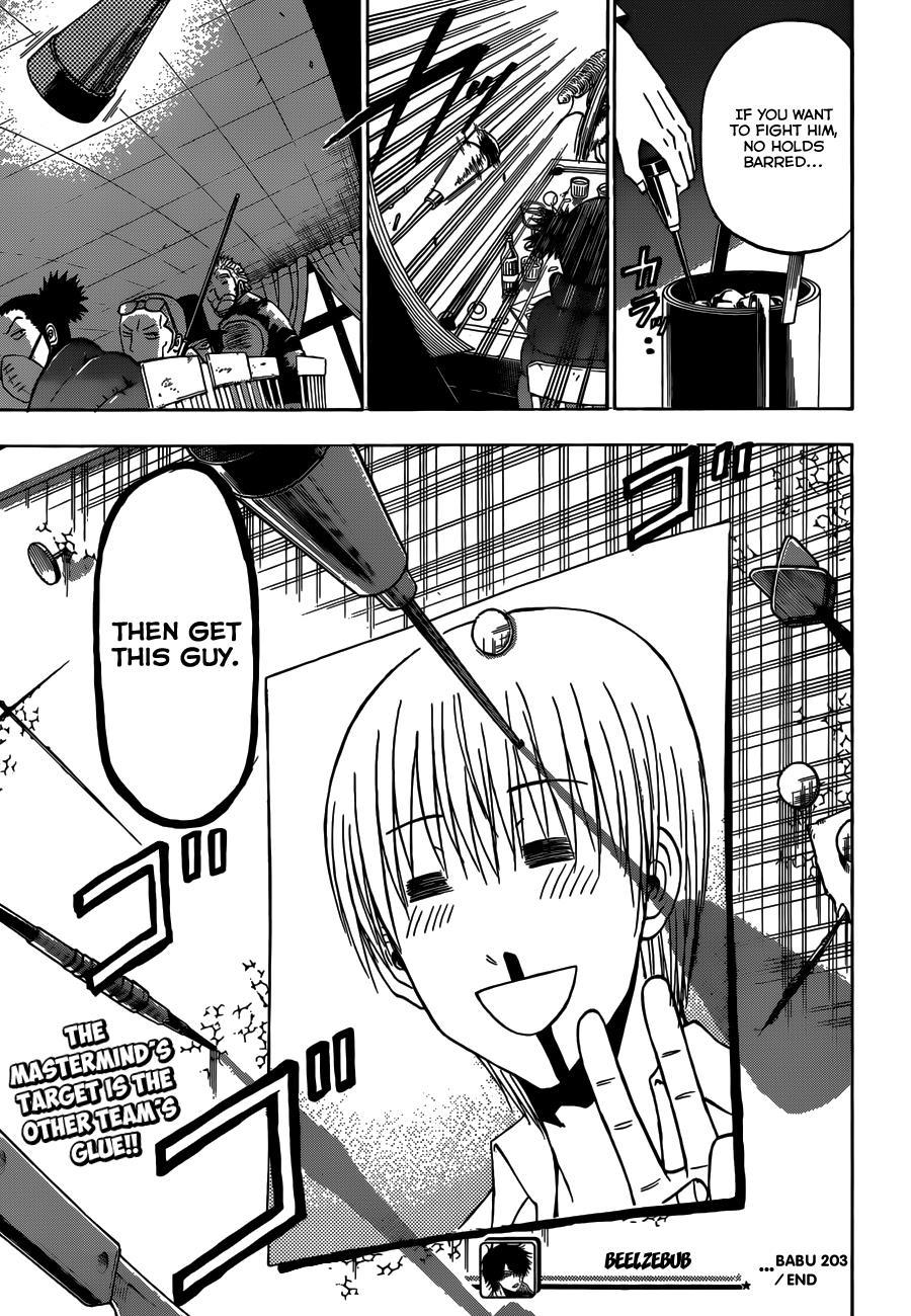 Beelzebub Chapter 203 page 18 - Chapter 203: Traitorous Pompadour