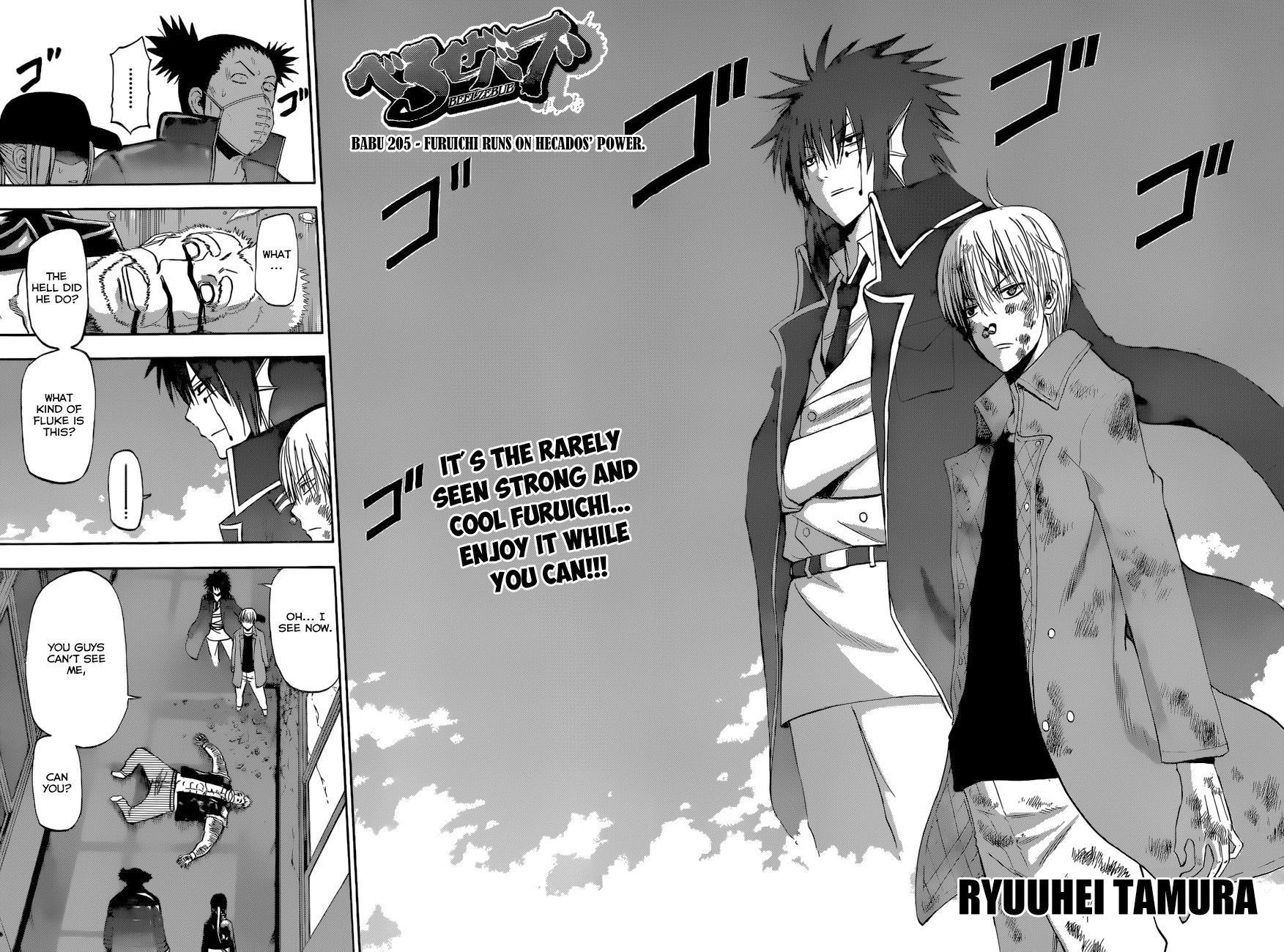 Beelzebub Chapter 205 page 3 - Chapter 205: Furuichi in Hecadoth's Clothing