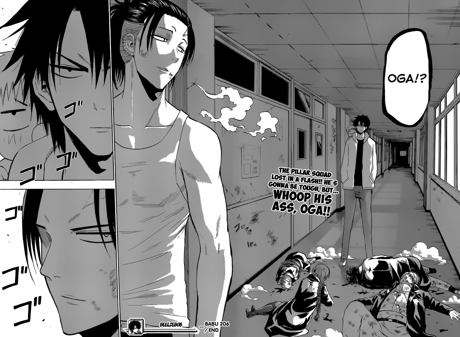 Beelzebub Chapter 206 page 18 - Chapter 206: Elder Pupil!