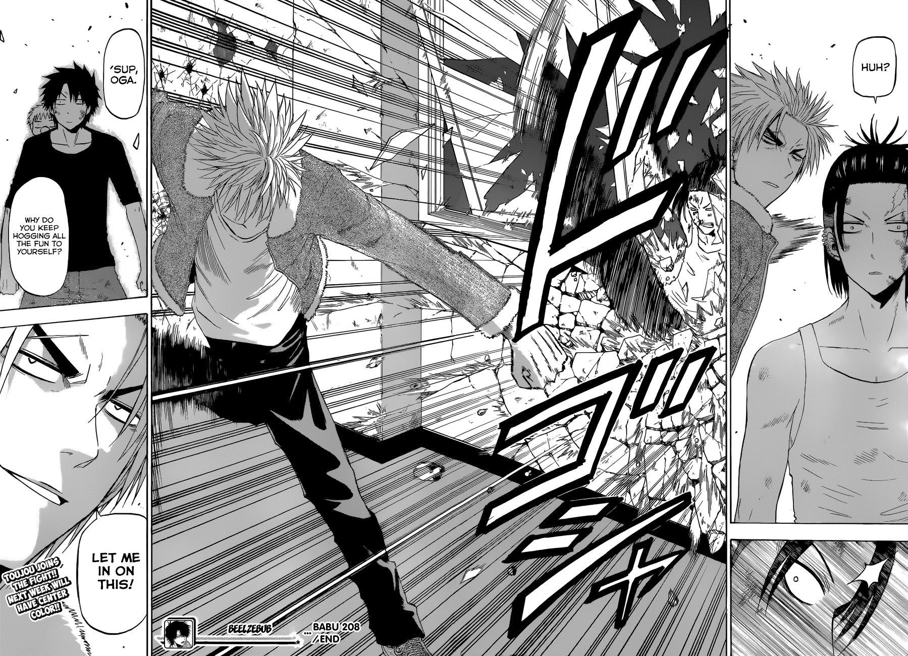 Beelzebub Chapter 208 page 17 - Chapter 208: Furuichi Dies!!?