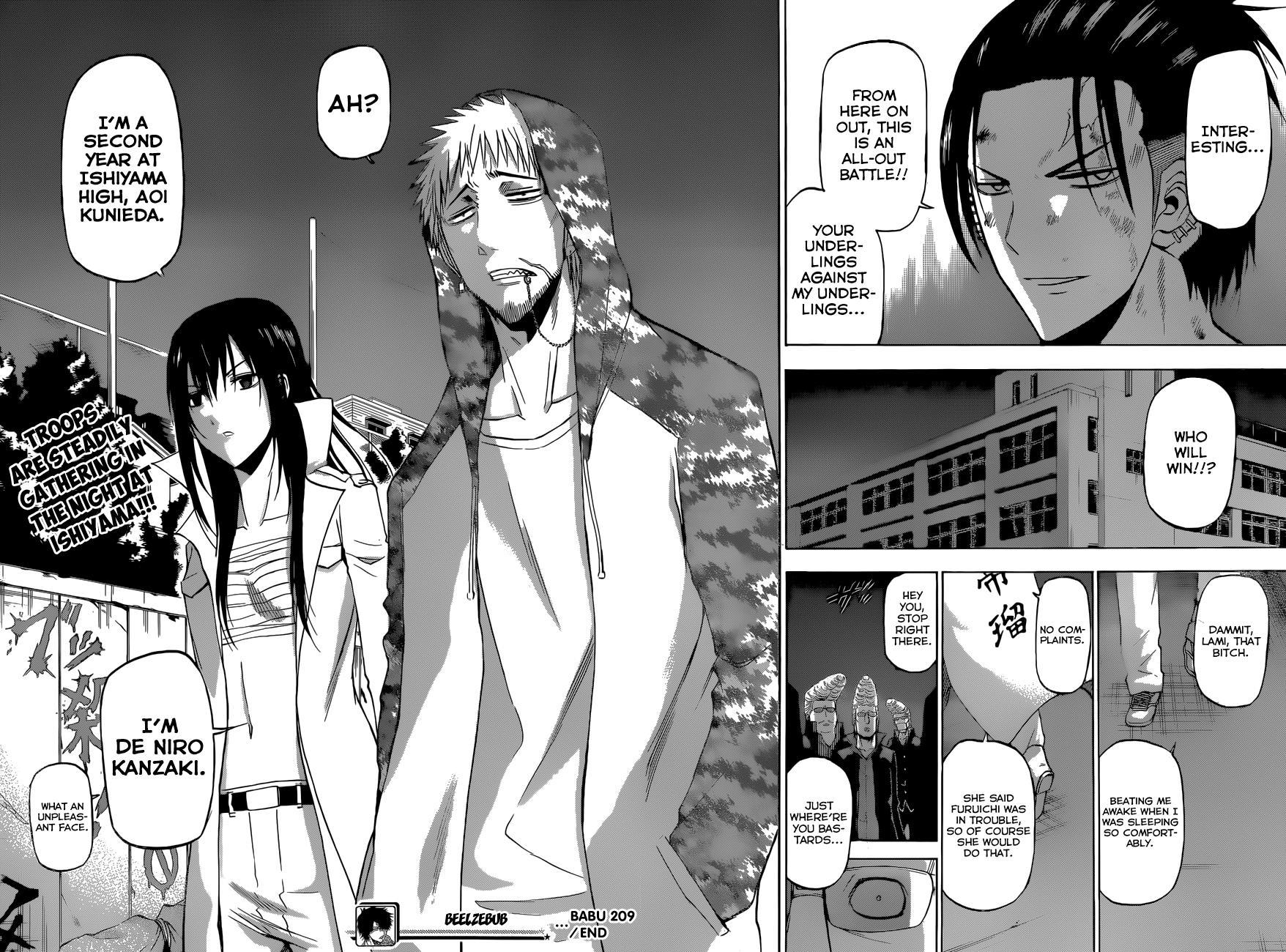 Beelzebub Chapter 209 page 18 - Chapter 209: Tōhōshin(ki)