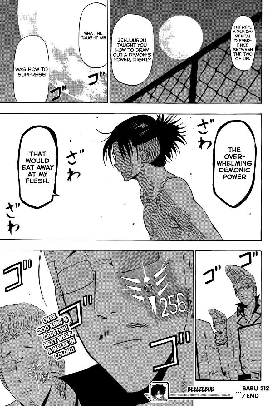Beelzebub Chapter 212 page 19 - Chapter 212: The Man That Does Not Match