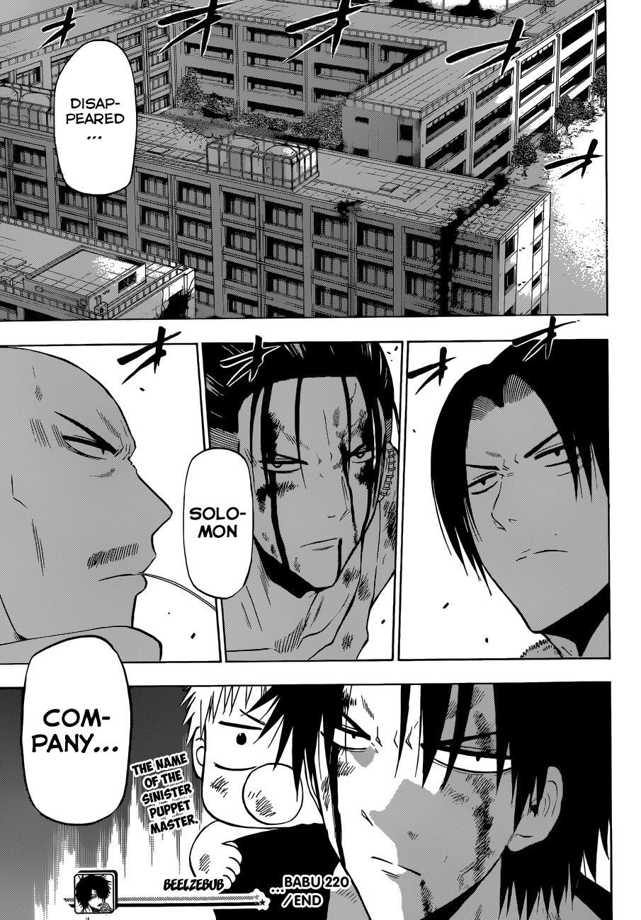 Beelzebub Chapter 220 page 19 - Chapter 220: The Top of Ishiyama