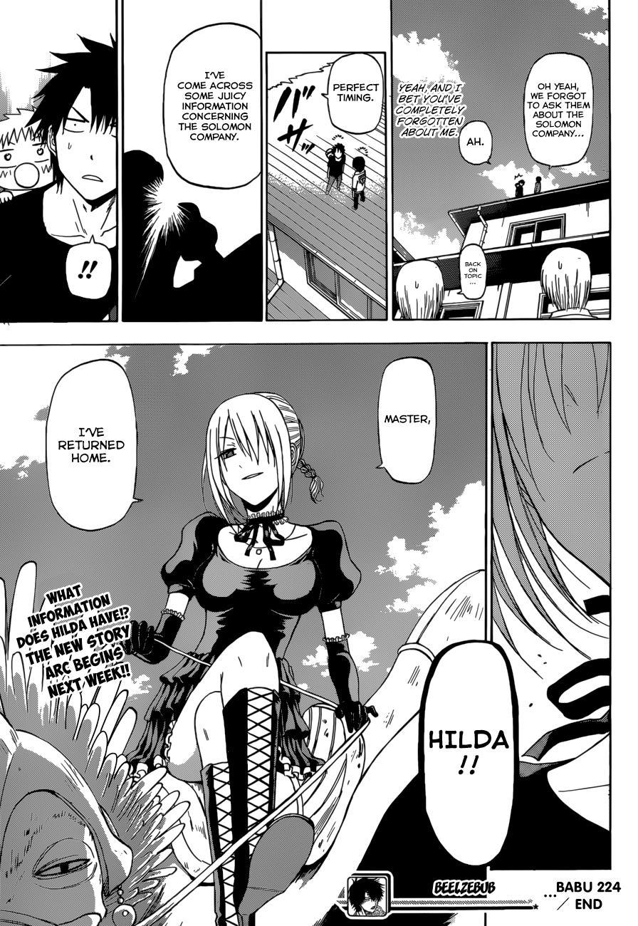 Beelzebub Chapter 224 page 20 - Chapter 224: The Crab and The Joke