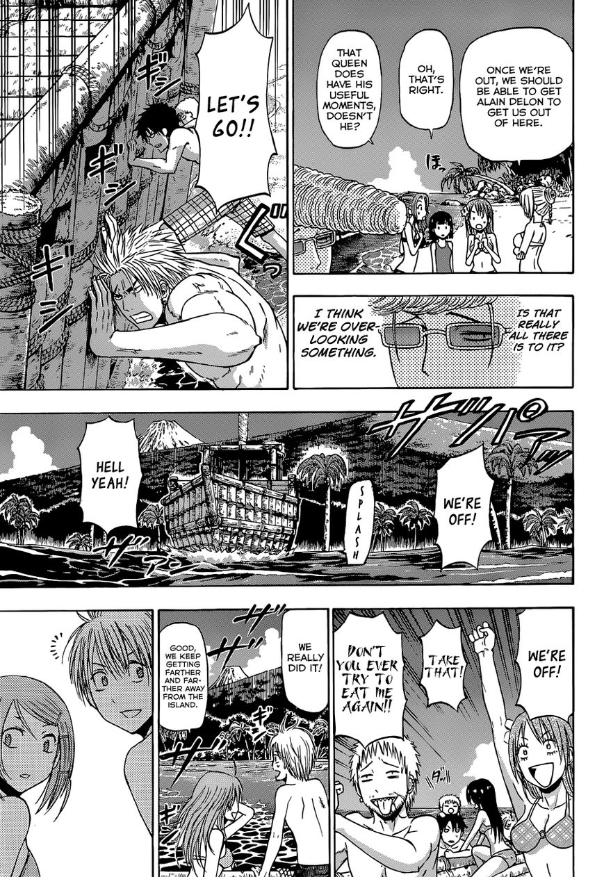 Beelzebub Chapter 240.3 page 16 - Chapter 240.3: Side Story 3: The Diary of the Ishiyama Boys Adrift at Sea