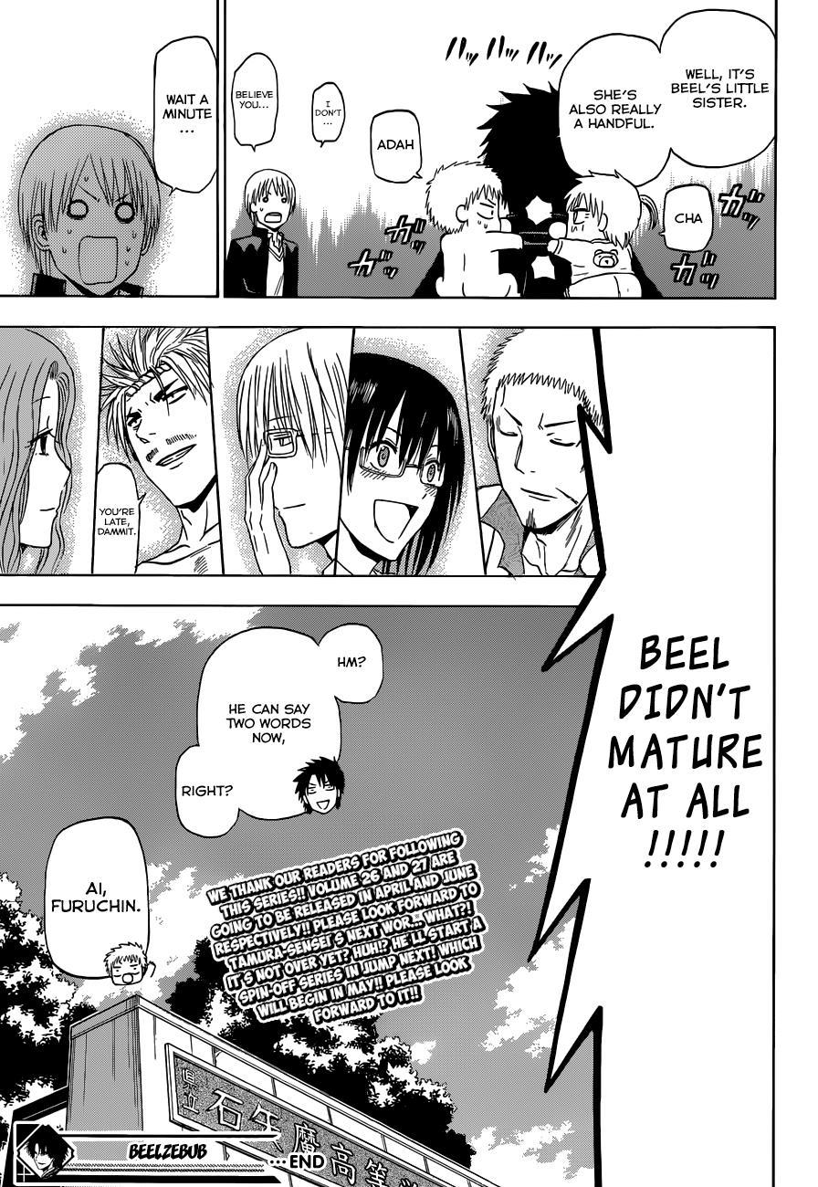 Beelzebub Chapter 240 page 22 - Chapter 240: Goodbub!! Ishiyama High [END]