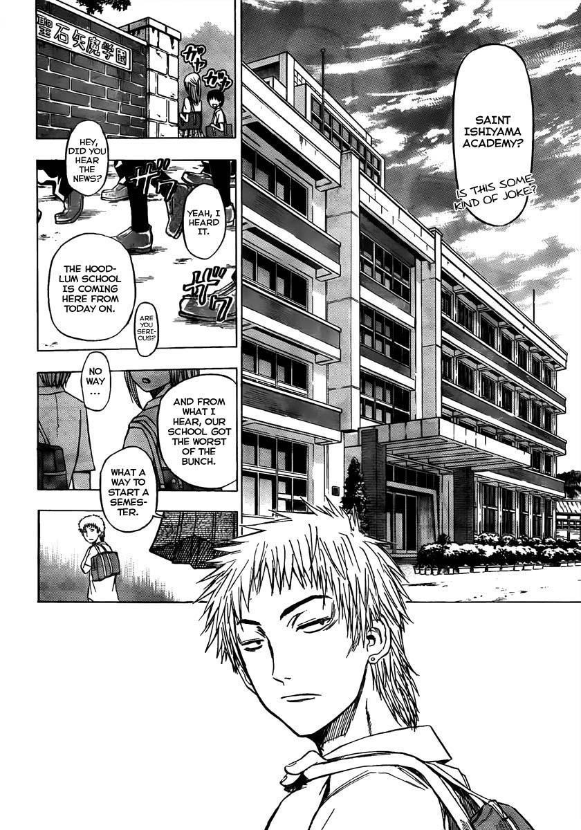 Beelzebub Chapter 48 page 2 - Chapter 48: Saint Ishiyama Academy