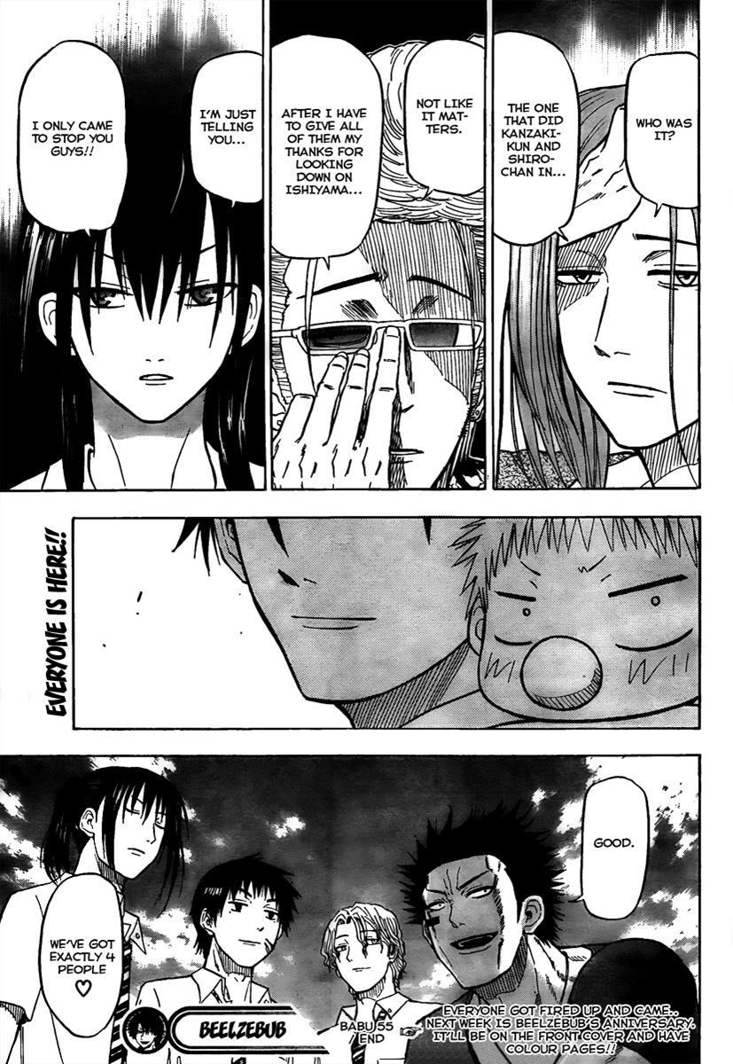 Beelzebub Chapter 55 page 19 - Chapter 55: Everyone Go Home