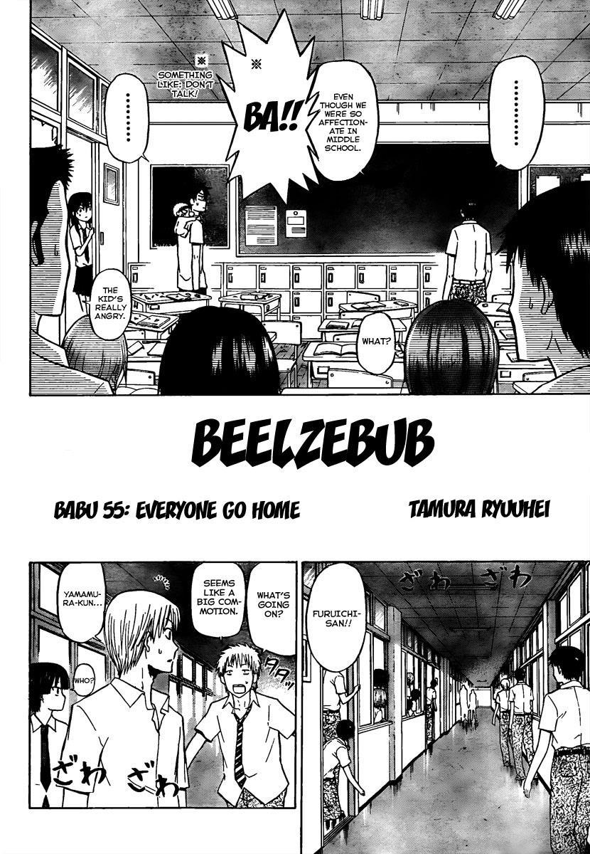 Beelzebub Chapter 55 page 2 - Chapter 55: Everyone Go Home