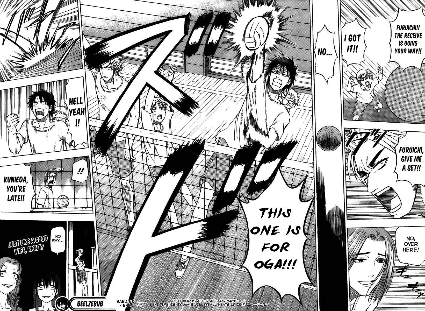 Beelzebub Chapter 62 page 18 - Chapter 62: Boobie Volley