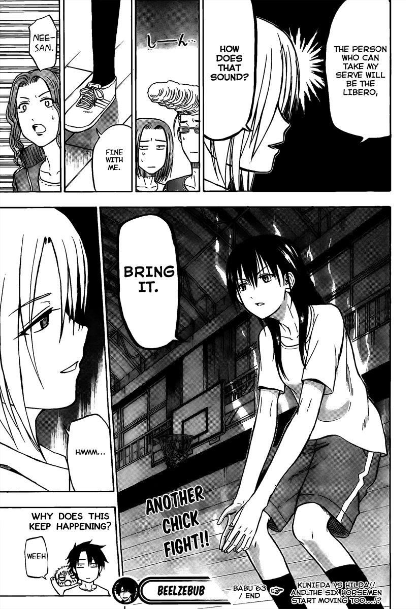 Beelzebub Chapter 63 page 19 - Chapter 63: Volleyball or Die