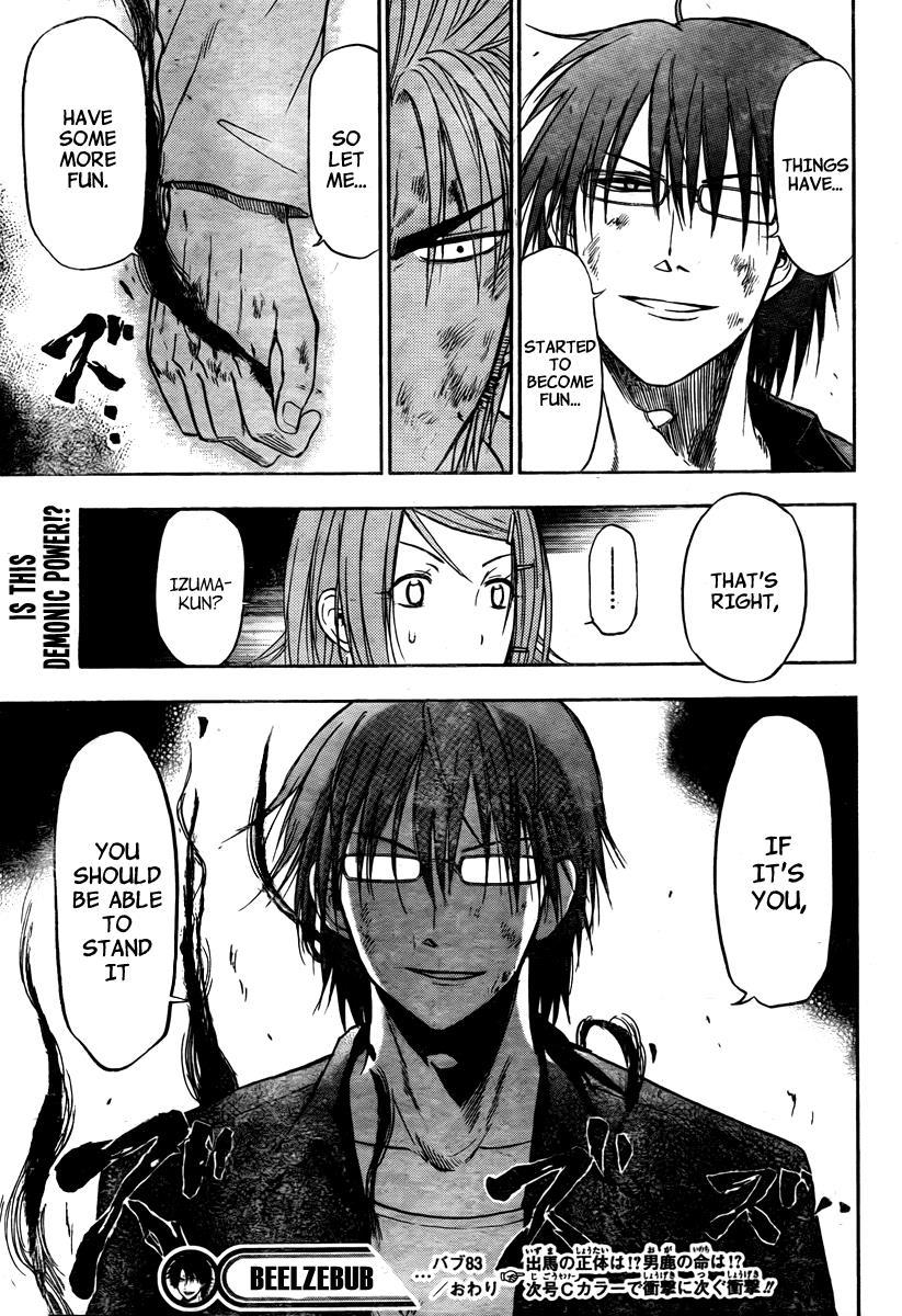 Beelzebub Chapter 83 page 19 - Chapter 83: Behemoth's Pillar Squad