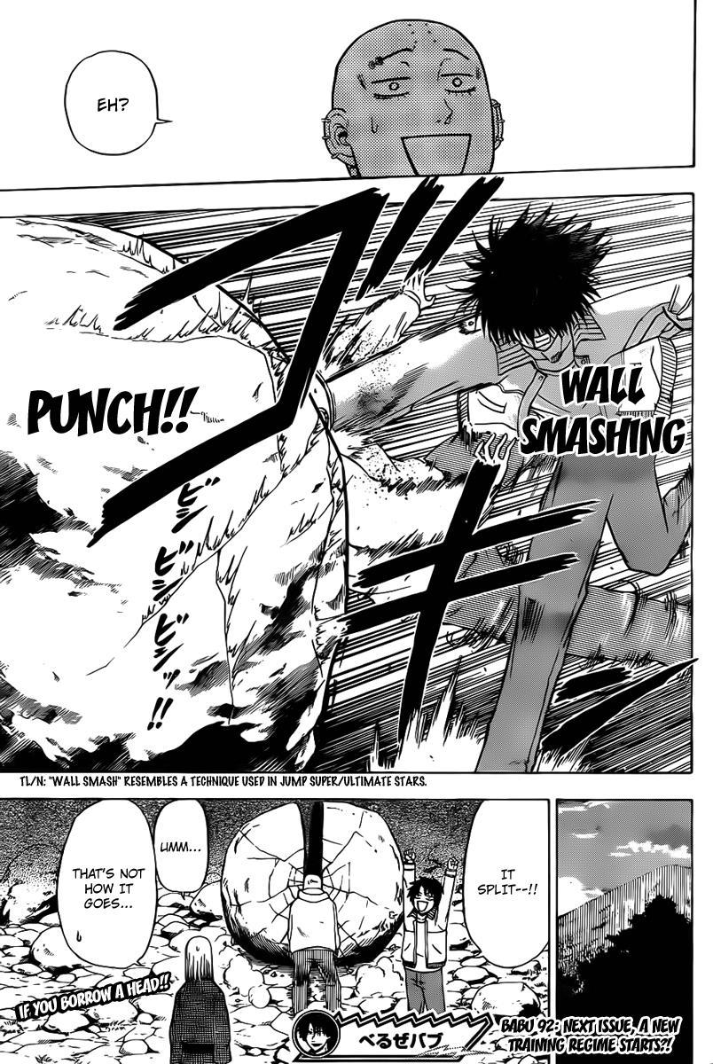 Beelzebub Chapter 92 page 19 - Chapter 92: Stone and Willpower