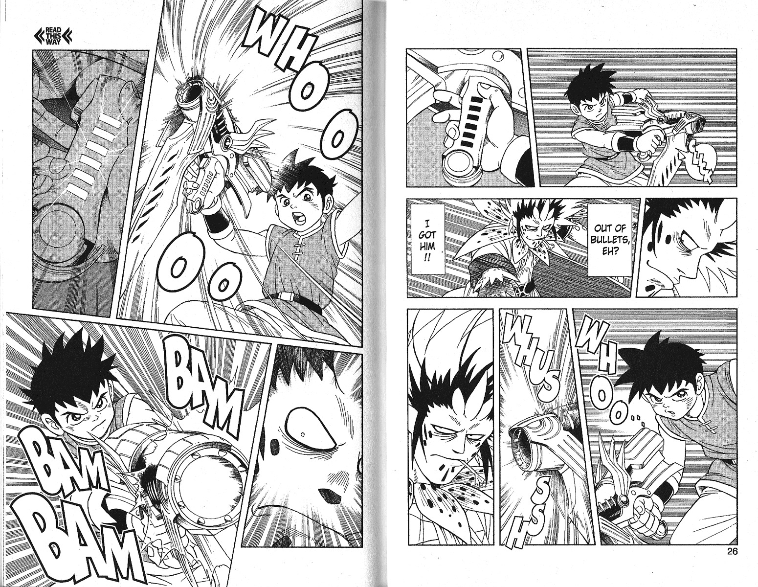 Beet the Vandel Buster Chapter 15 page 14 - Chapter 15: Roar; Cyclone Bullet!!