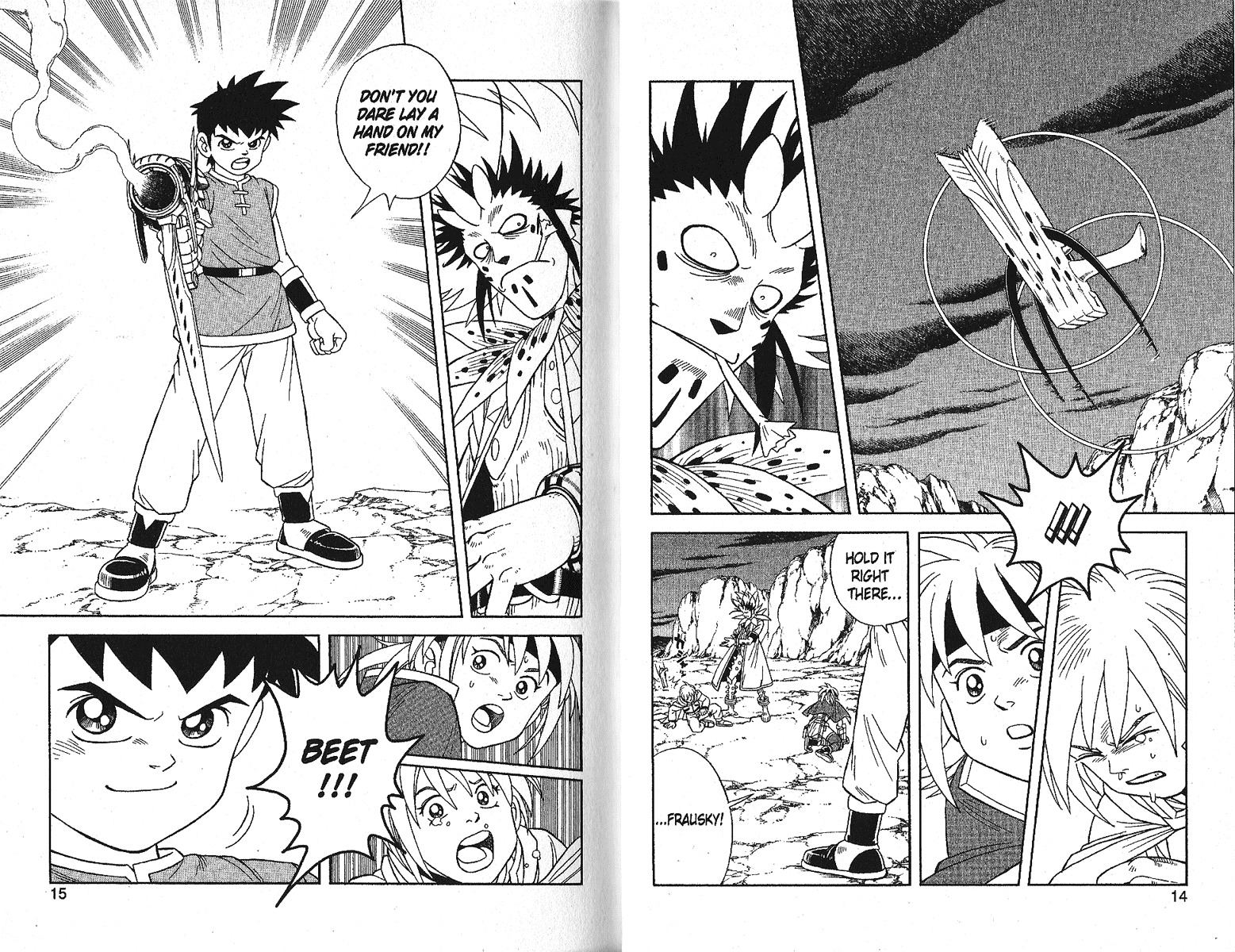 Beet the Vandel Buster Chapter 15 page 8 - Chapter 15: Roar; Cyclone Bullet!!