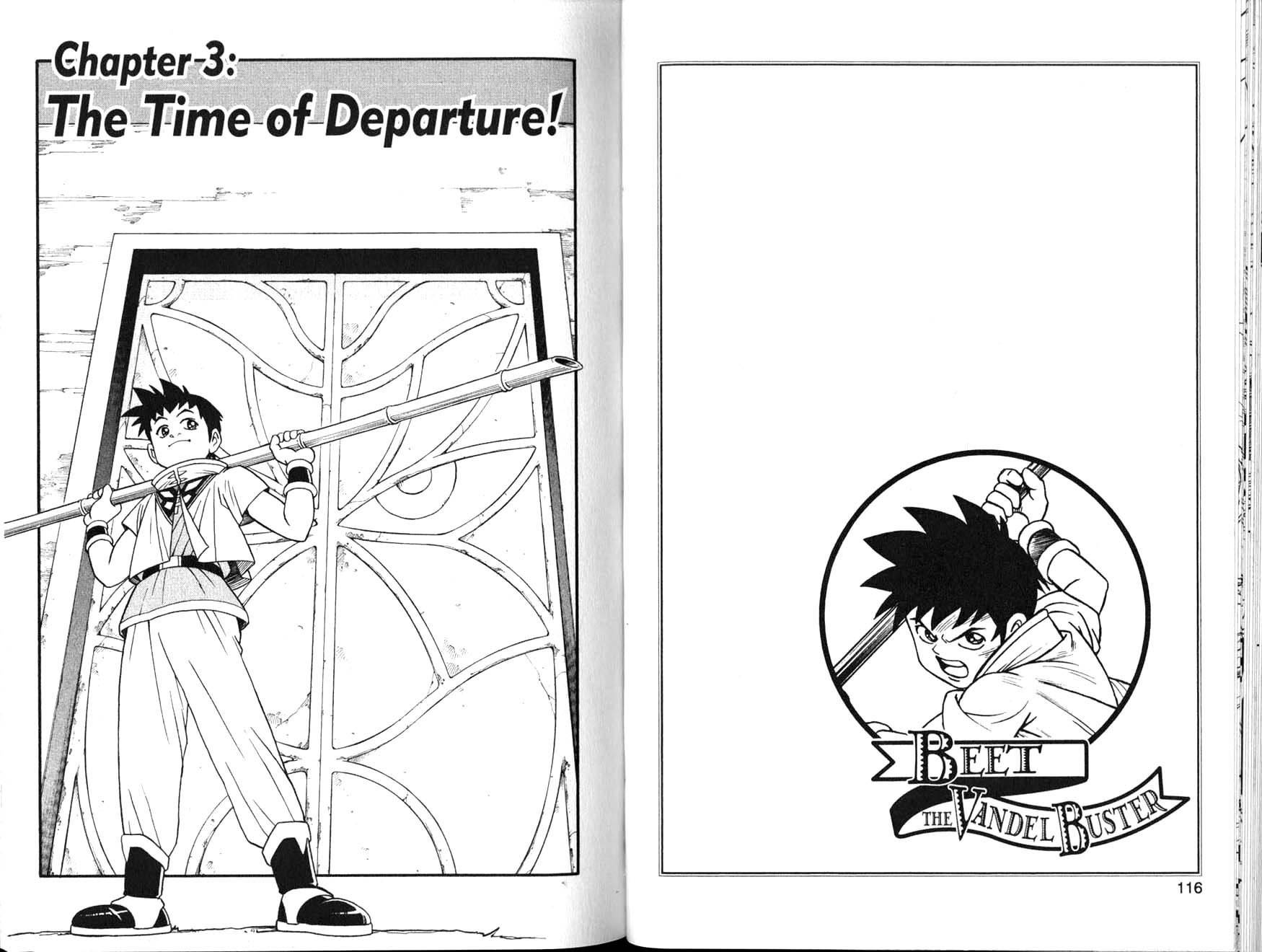 Beet the Vandel Buster Chapter 3 page 1 - Chapter 3: The Time of Departure!