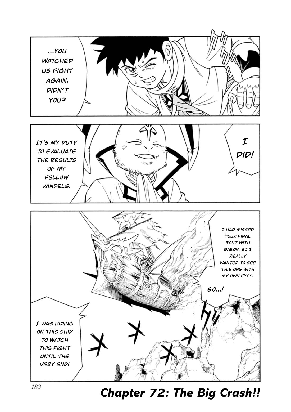 Beet the Vandel Buster Chapter 72 page 1 - Chapter 72: The Big Crash!!