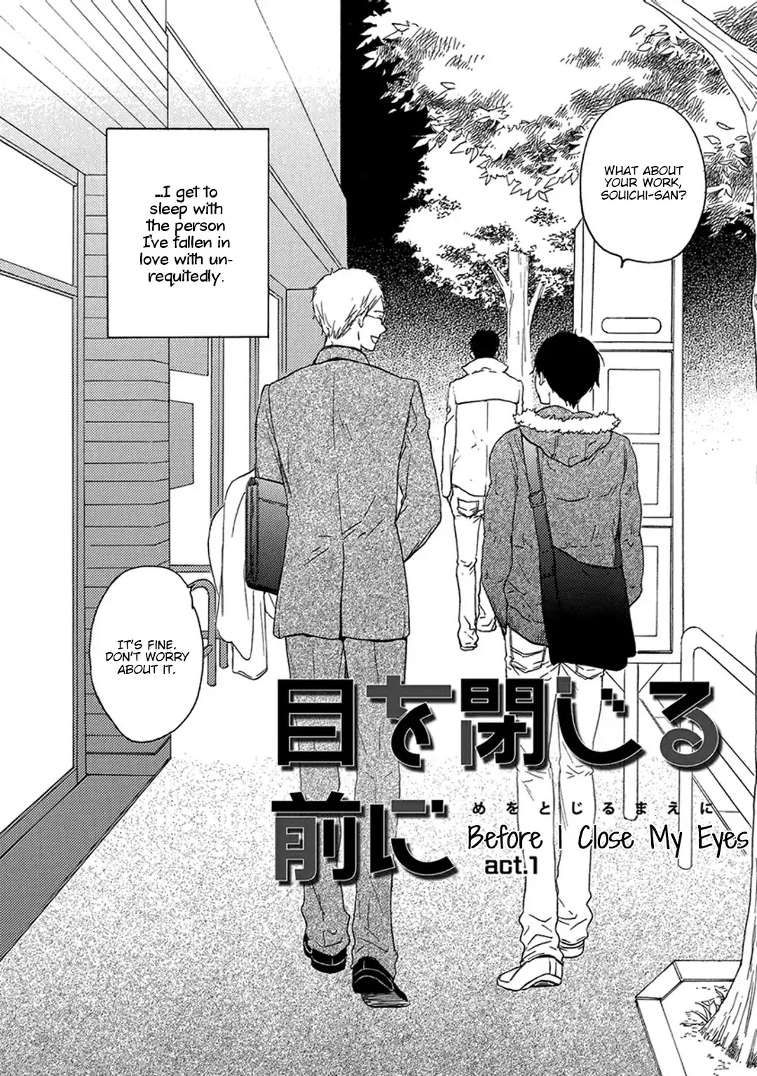 Before I Close My Eyes Chapter 1 page 6 - Chapter 1: Before I Close My Eyes (Act.1)