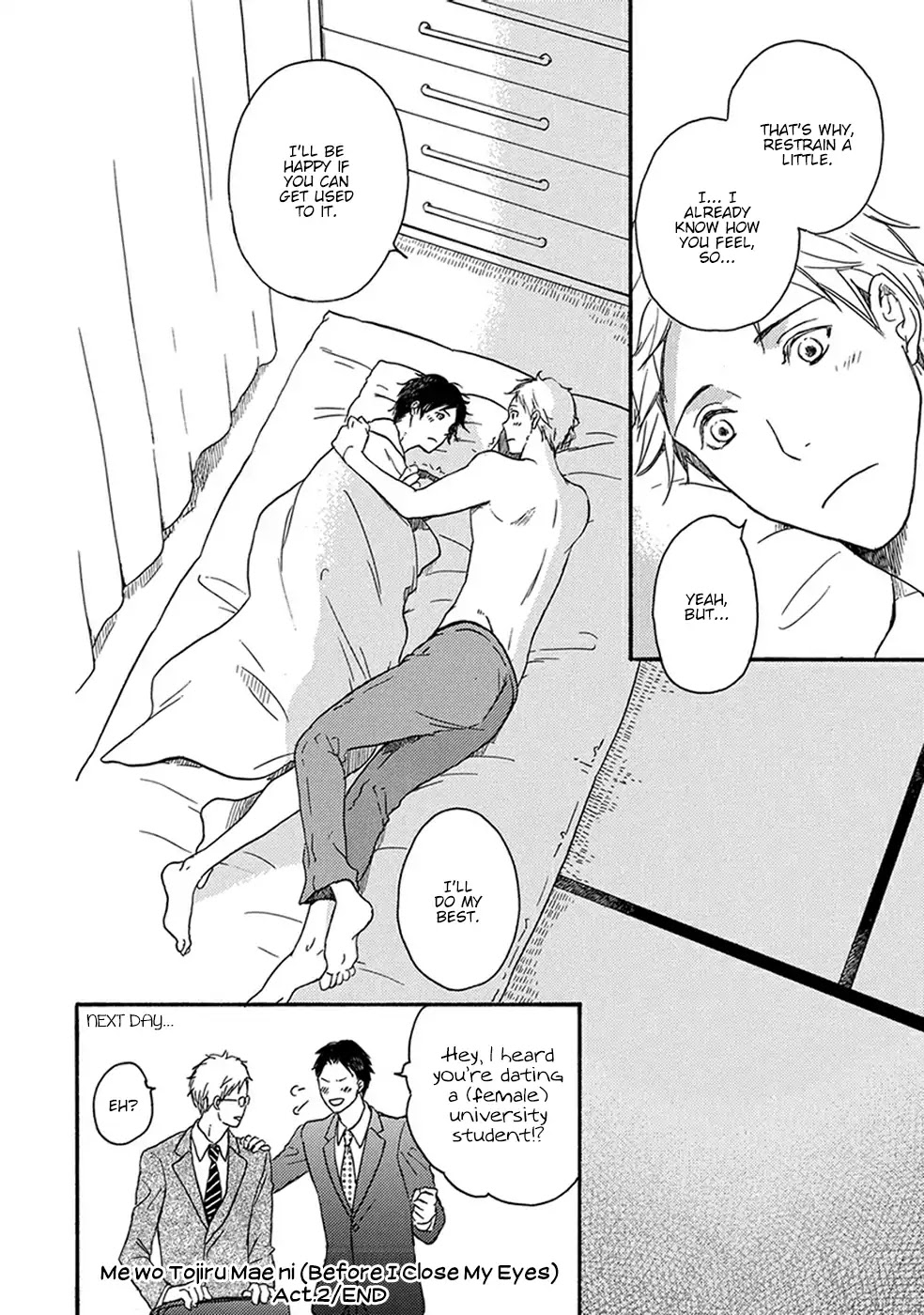 Before I Close My Eyes Chapter 2 page 33 - Chapter 2: Before I Close My Eyes (Act.2)