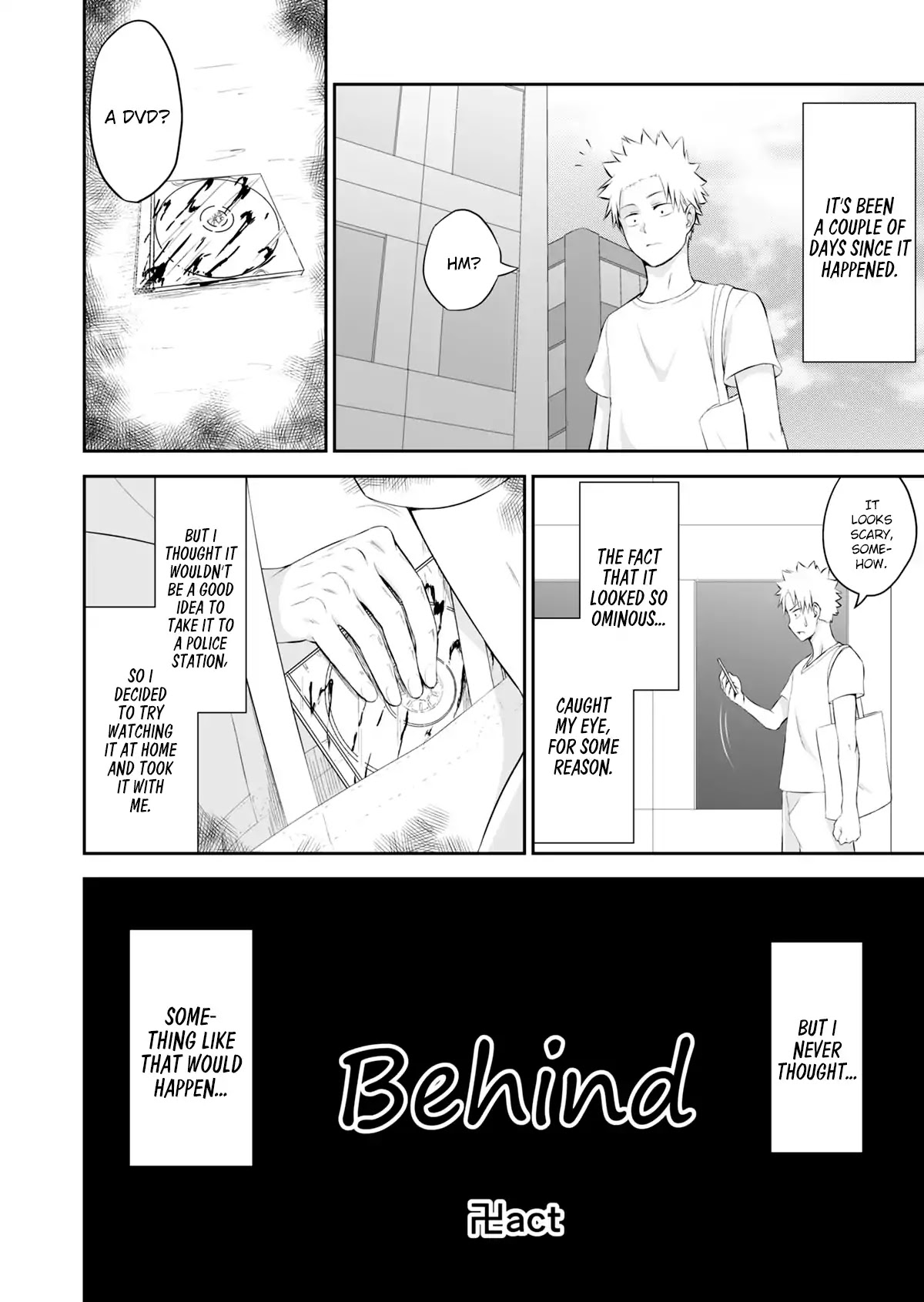 Behind (卍act) Chapter 0 page 1 - Chapter 0: Oneshot