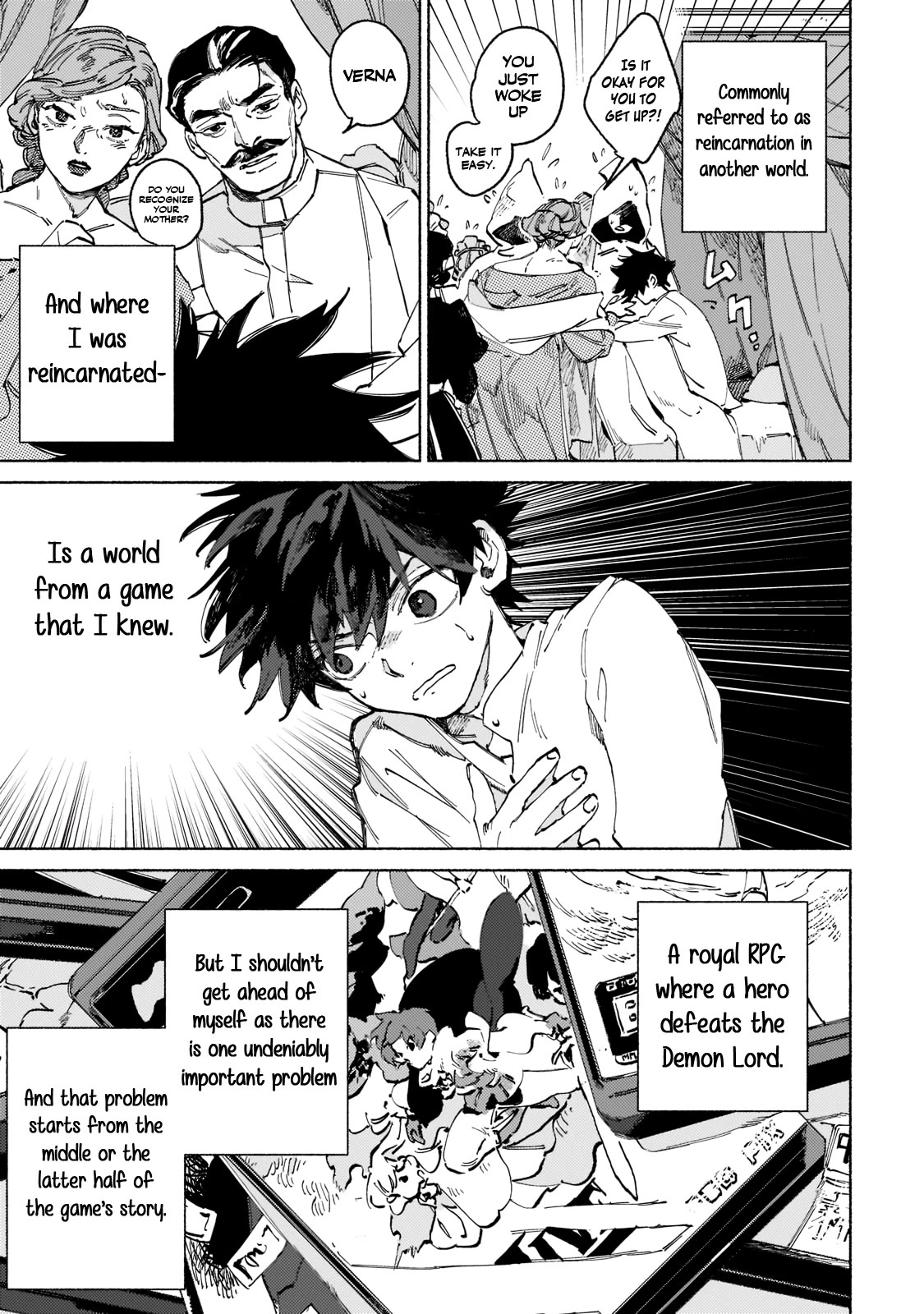 Behind the battle of the Hero and the Demon King Chapter 1 page 12 - Chapter 1