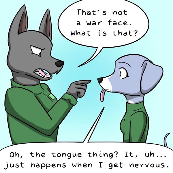 Behind the GIFs Chapter 100 page 6 - Chapter 100 : War Face - Kat Swenski