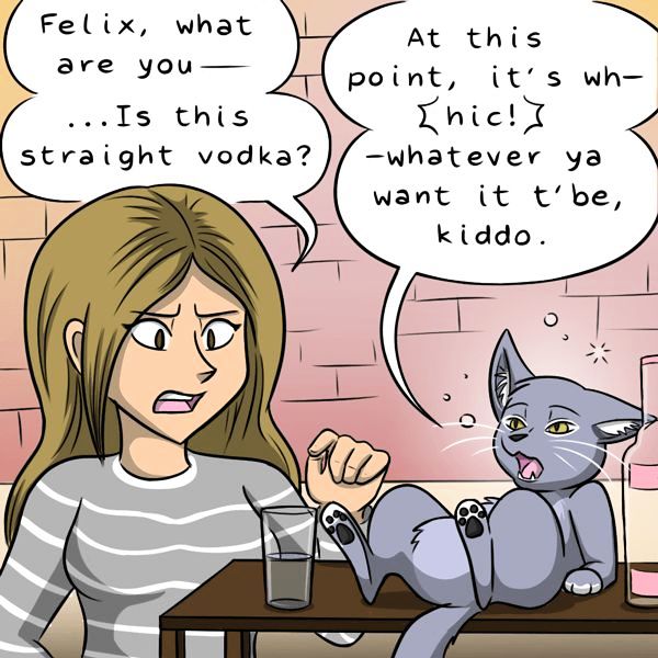 Behind the GIFs Chapter 123 page 2 - Chapter 123 : Drinking Problems - Kat Swenski