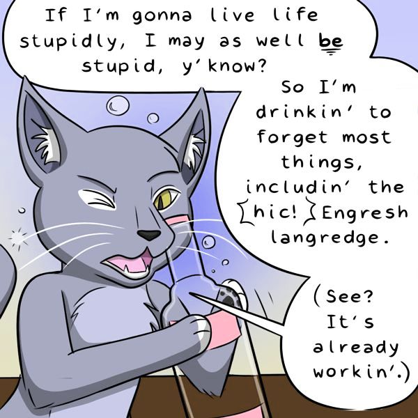 Behind the GIFs Chapter 123 page 4 - Chapter 123 : Drinking Problems - Kat Swenski