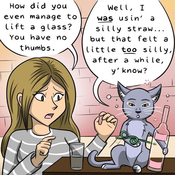 Behind the GIFs Chapter 123 page 5 - Chapter 123 : Drinking Problems - Kat Swenski