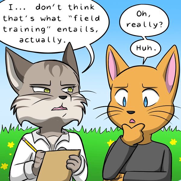 Behind the GIFs Chapter 135 page 5 - Chapter 135 : Field Training - Kat Swenski
