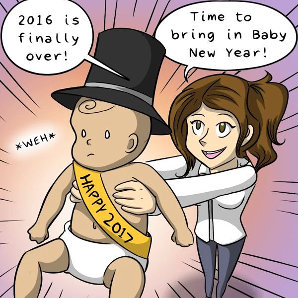 Behind the GIFs Chapter 143 page 2 - Chapter 143 : Baby Old Year - Kat Swenski